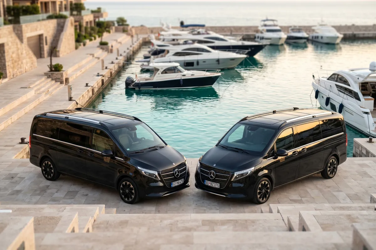 Mercedes V-Class i S-Class - VIP TAXI Budva
