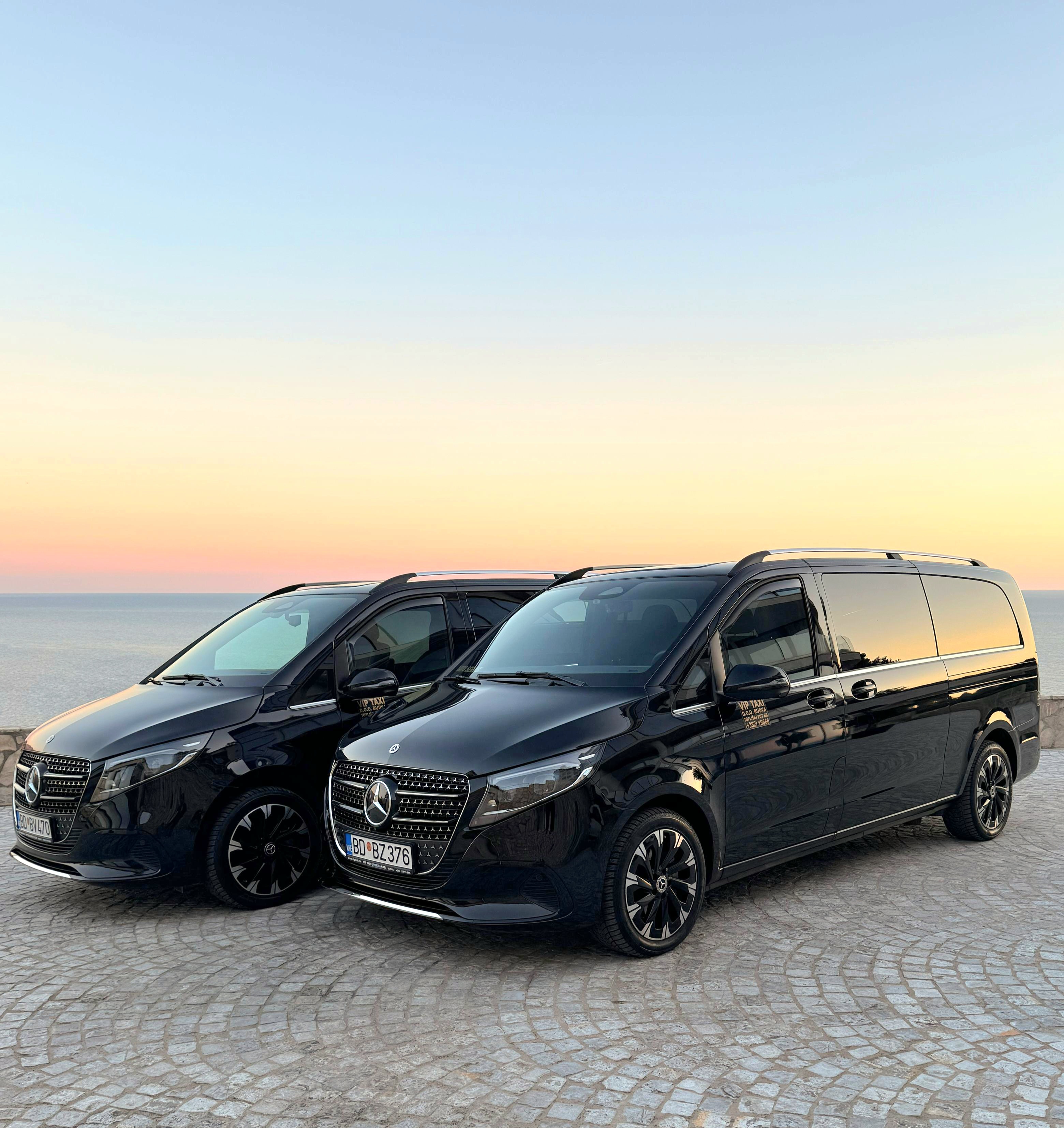 Mercedes V-Class i S-Class - VIP TAXI Budva